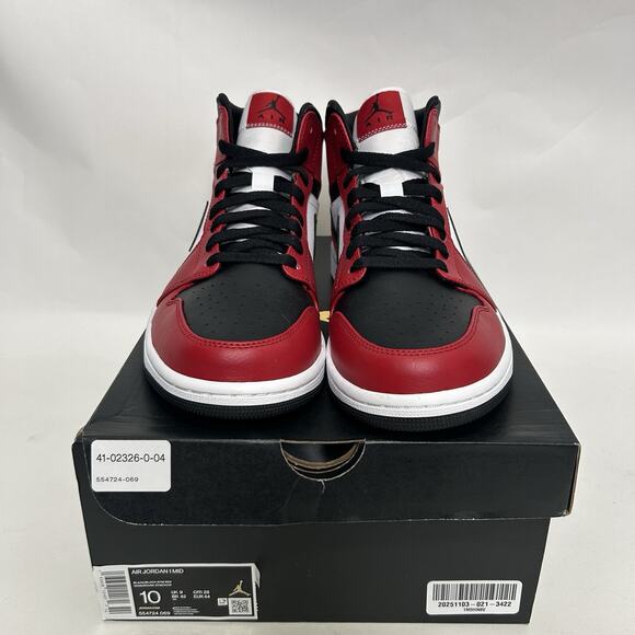 Nike Air Jordan 1 Mid Retro “Chicago Black Toe/Gym Red Black” main image 6